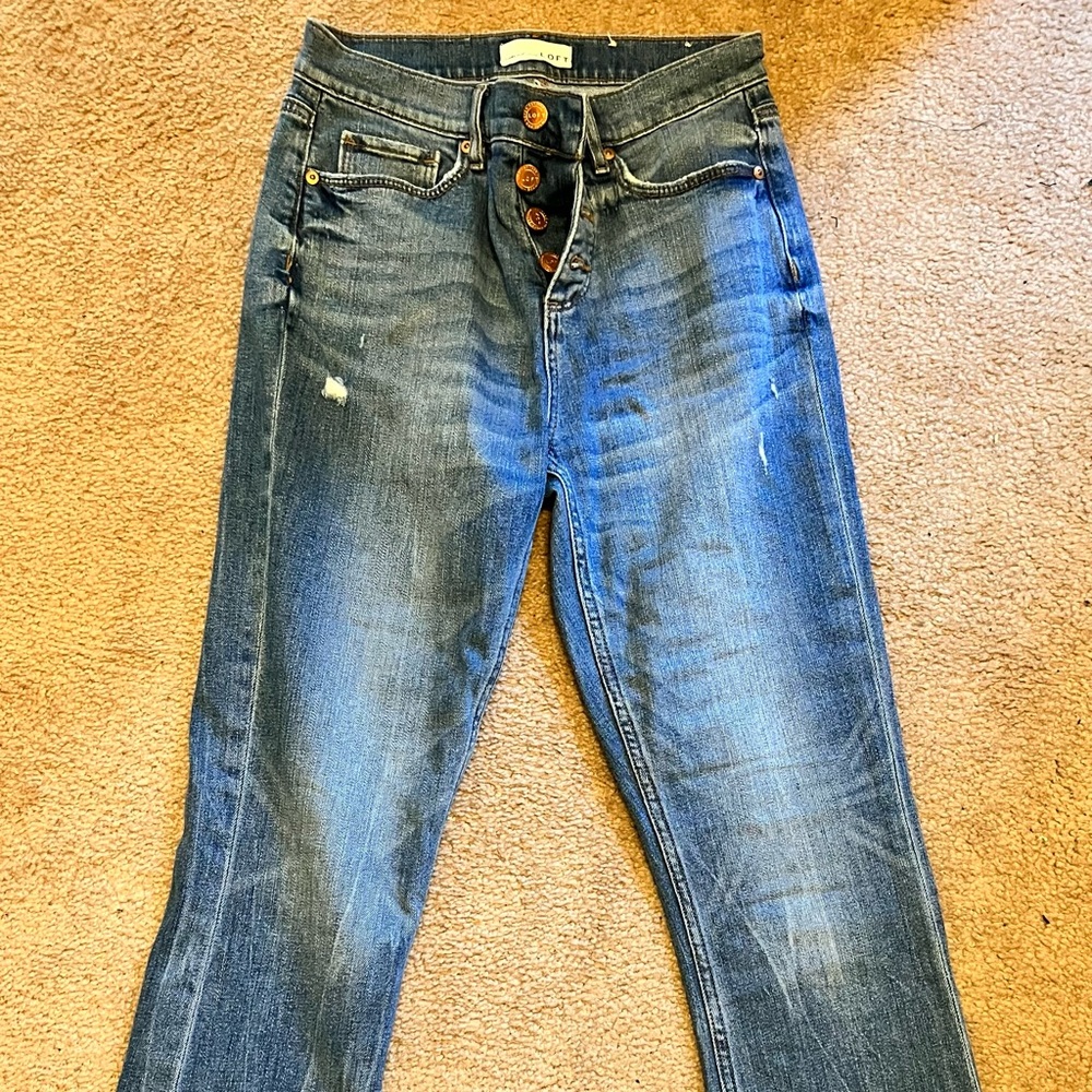 Button fly denim